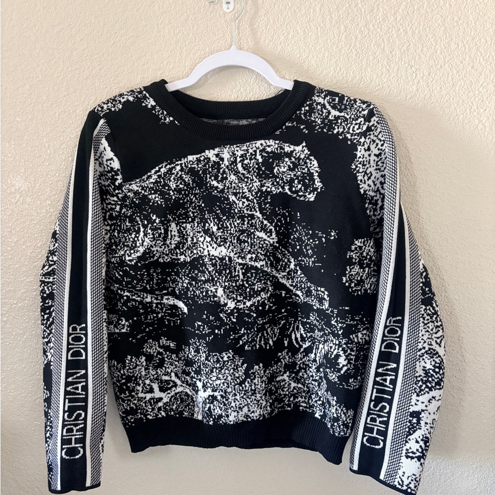 Christian Dior Mountain Lion Women’s Crewneck Sweater